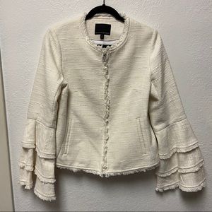 Banana Republic Ruffle Sleeve Blazer